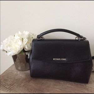Michael Kors medium Ava satchel. Silver hardware